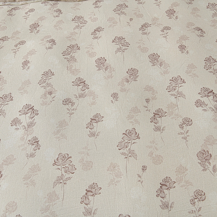 91家纺网 家纺一手货源 找家纺 绘萱家居 2026新款纯棉+麻棉麻全棉印花四件套 晚风玫瑰