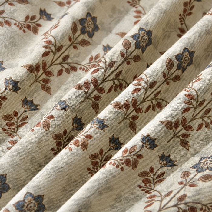 91家纺网 家纺一手货源 找家纺 绘萱家居 2026新款纯棉+麻棉麻全棉印花四件套 拉菲