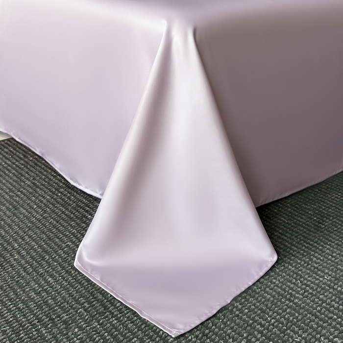 91家纺网 家纺一手货源 找家纺 绘萱家居 2026爆款莱赛冰丝绣花拼接提花水洗天丝夏被四件套水洗真丝夏被夏凉被空调被 蝶舞纷飞-紫