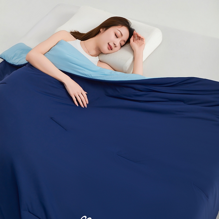 91家纺网 家纺一手货源 找家纺 （总）优雅星家纺 2026新款凉感丝深睡眠夏被空调被夏凉被薄被子被芯某朵同款