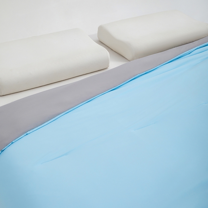 91家纺网 家纺一手货源 找家纺 优雅星家纺 2026新款凉感丝深睡眠夏被空调被夏凉被薄被子被芯某朵同款 青橙蓝