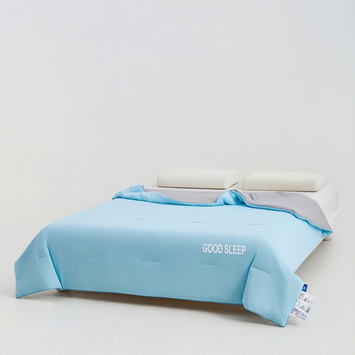 91家纺网 家纺一手货源 找家纺 优雅星家纺 2026新款凉感丝深睡眠夏被空调被夏凉被薄被子被芯某朵同款 青橙蓝