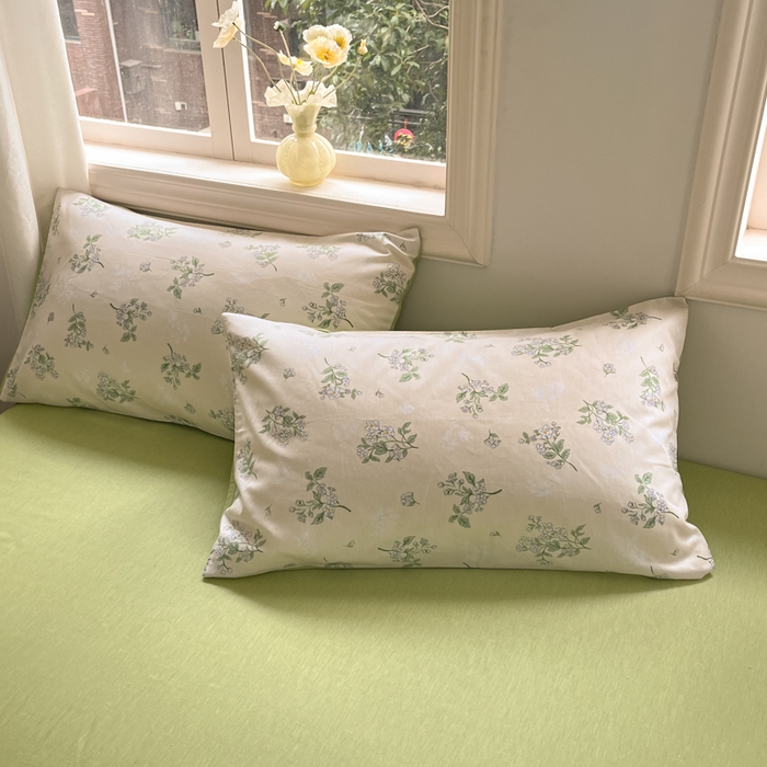 91家纺网 家纺一手货源 找家纺 寐眠 2025新款A类全棉印花四件套 半夏