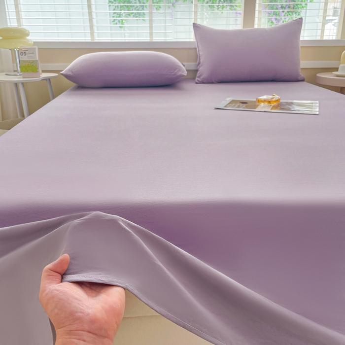 91家纺网 家纺一手货源 找家纺 （总）牛魔王家居 2026新款糯糯棉床单枕套纯色床单