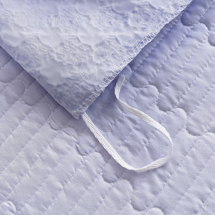 91家纺网 家纺一手货源 找家纺 畅畅家纺 2026新款春夏时尚柔软水洗棉床盖被套四件套 丁香紫