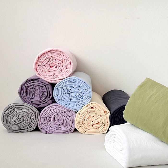 91家纺网 家纺一手货源 找家纺 牛魔王家居 2026新款糯糯棉床单枕套纯色床单 灰