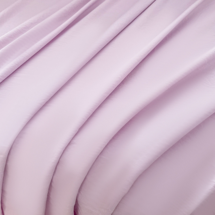 91家纺网 家纺一手货源 找家纺 牛魔王家居 2026新款糯糯棉床单枕套纯色床单 浅紫