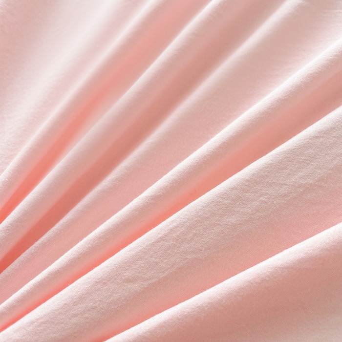 91家纺网 家纺一手货源 找家纺 牛魔王家居 2026新款糯糯棉床单枕套纯色床单 樱花粉