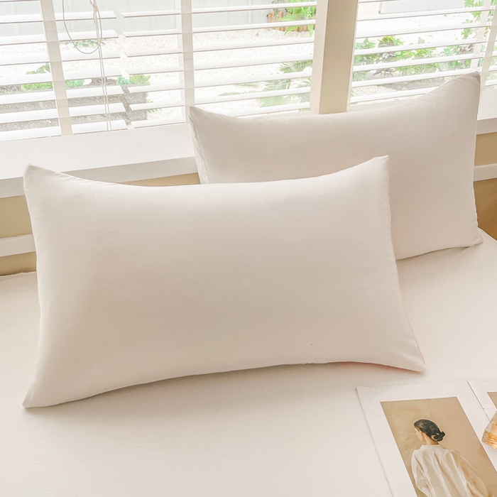 91家纺网 家纺一手货源 找家纺 牛魔王家居 2026新款糯糯棉床单枕套纯色床单 珍珠白