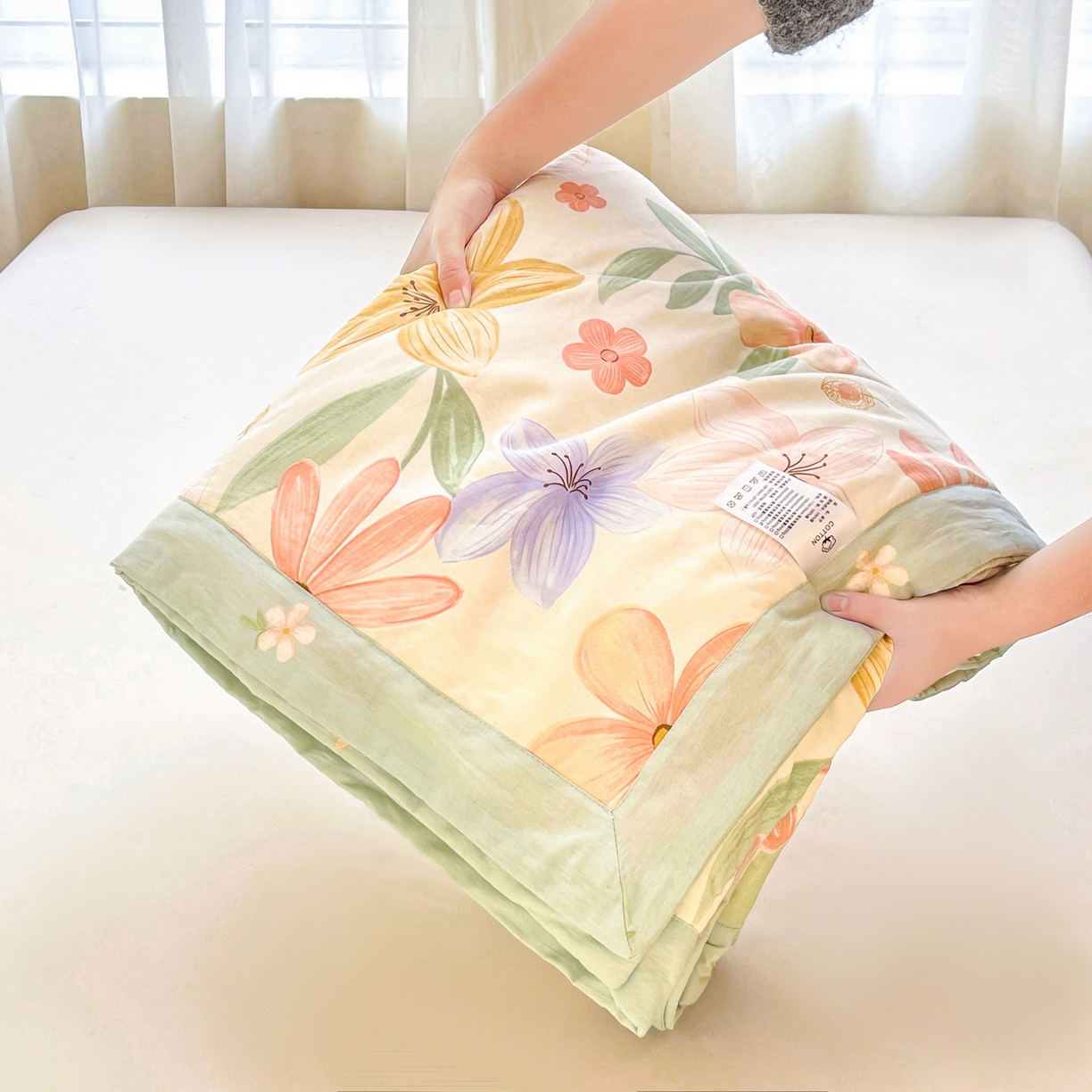 91家纺网 家纺一手货源 找家纺 （总）格子铺 2026新款全棉纯棉印花棉花夏被夏凉被空调被