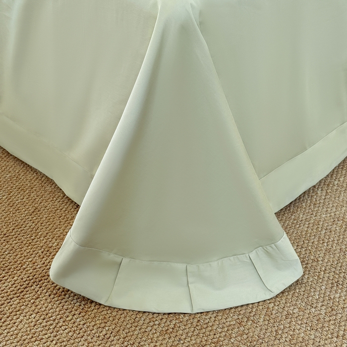 91家纺网 家纺一手货源 找家纺 （总）芯丝路家纺 2026新款100支全棉工艺款四件套-未见月山