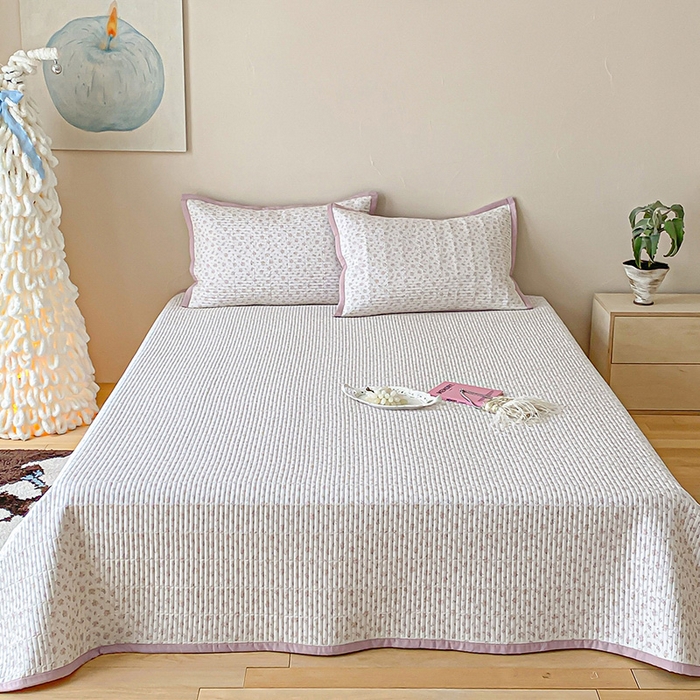 91家纺网 家纺一手货源 找家纺 （总）黛舒家居 2026年春夏款纱洗莫代尔夹棉单床单三件套