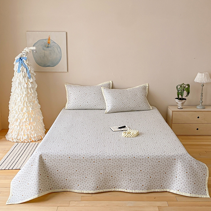 91家纺网 家纺一手货源 找家纺 （总）黛舒家居 2026年春夏款纱洗莫代尔夹棉单床单三件套