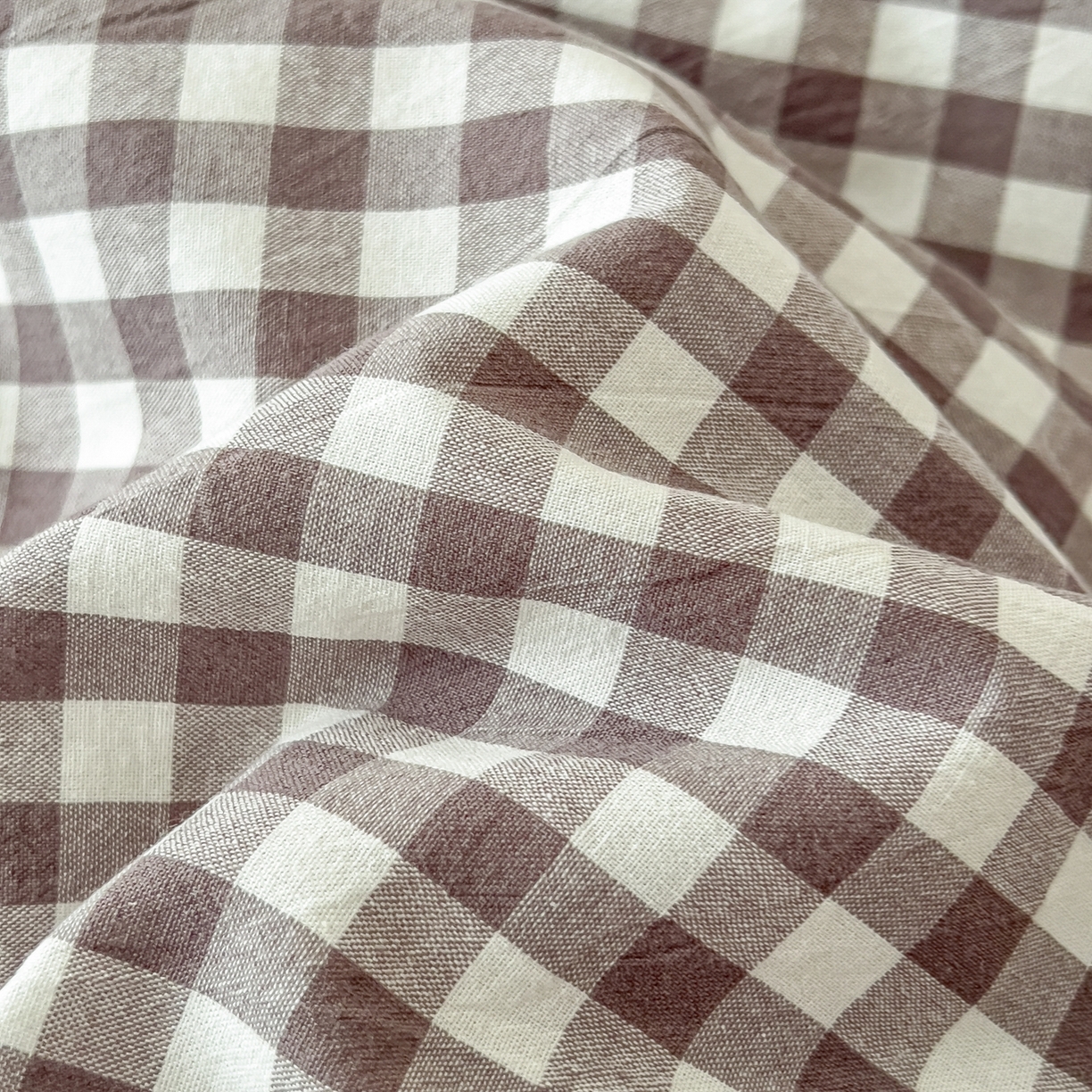 91家纺网 家纺一手货源 找家纺 好尚居 2026新款亲肤水洗棉格子夏被夏凉被空调被 灰小格