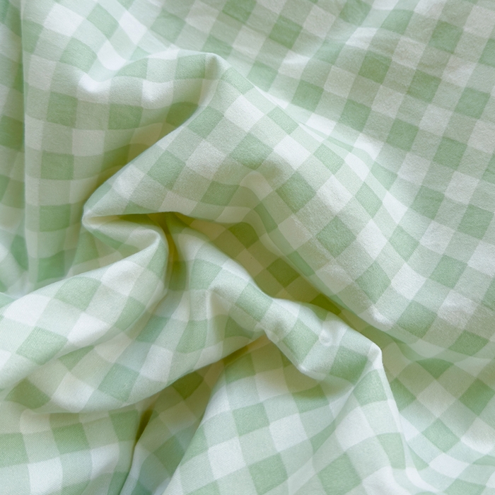 91家纺网 家纺一手货源 找家纺 桔禾家纺 2026新款水洗云朵棉无印风格子大豆夏被夏凉被空调被直播爆款 緑小格