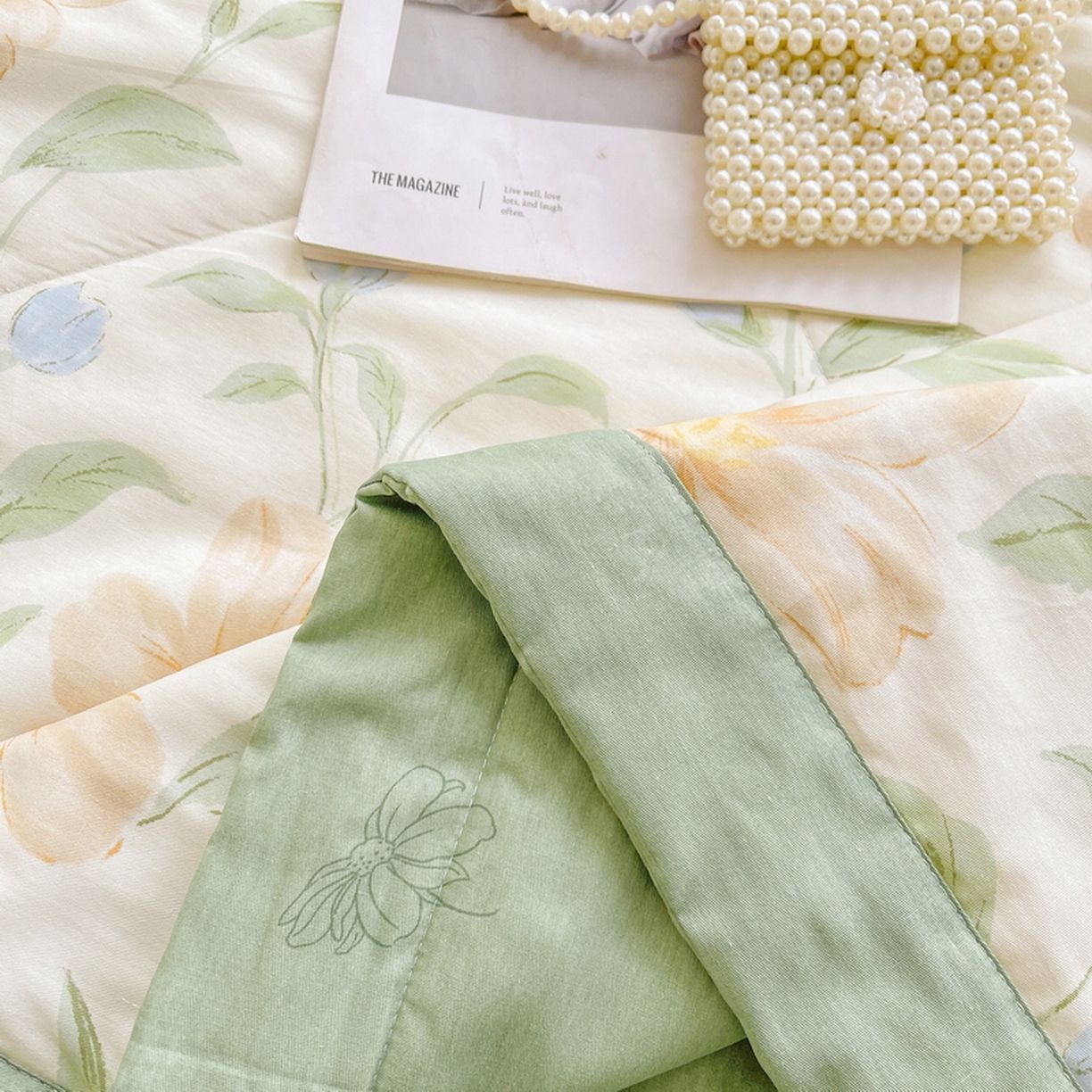 91家纺网 家纺一手货源 找家纺 格子铺 2026新款全棉纯棉印花棉花夏被夏凉被空调被 旷野听风