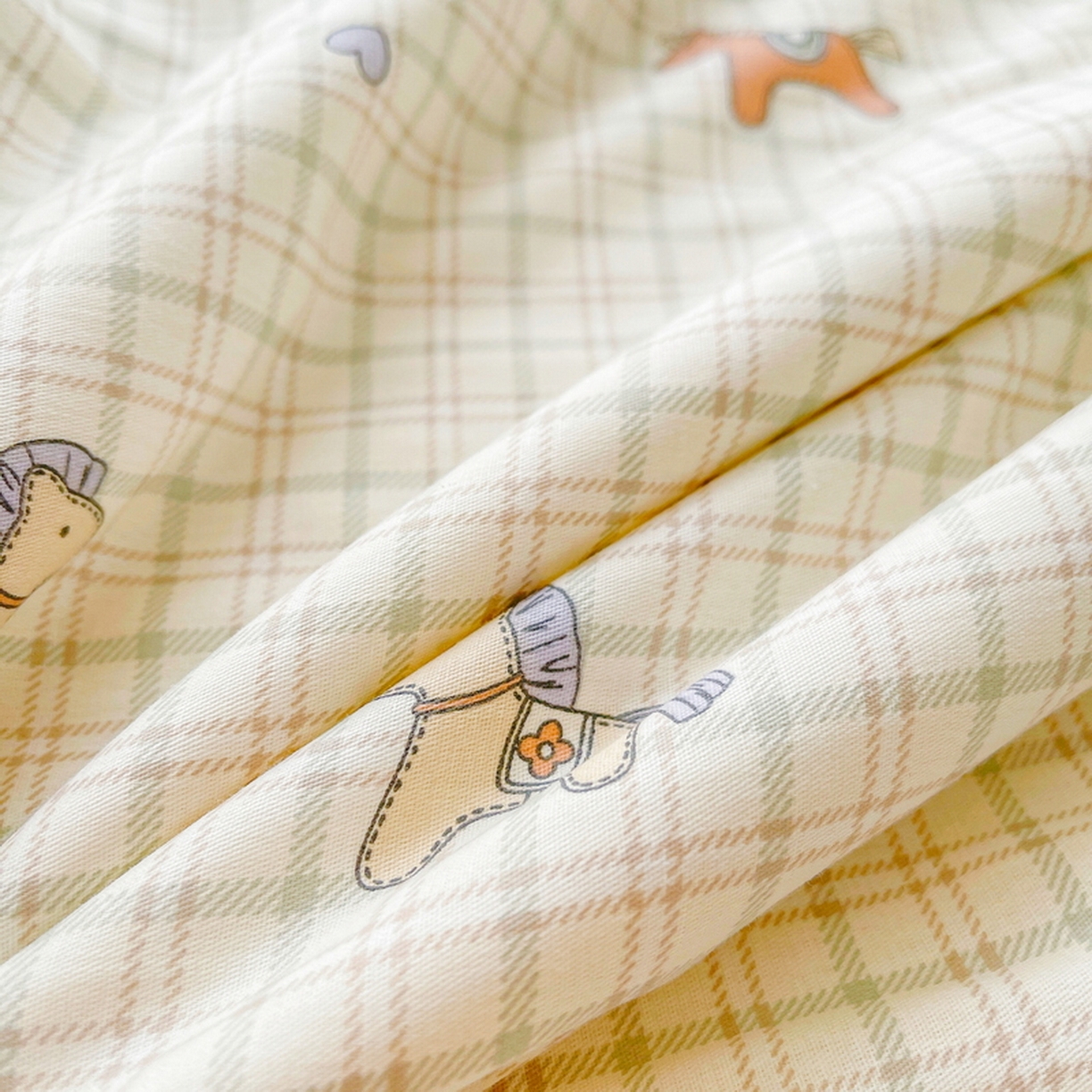 91家纺网 家纺一手货源 找家纺 格子铺 2026新款全棉纯棉印花棉花夏被夏凉被空调被 马到成功