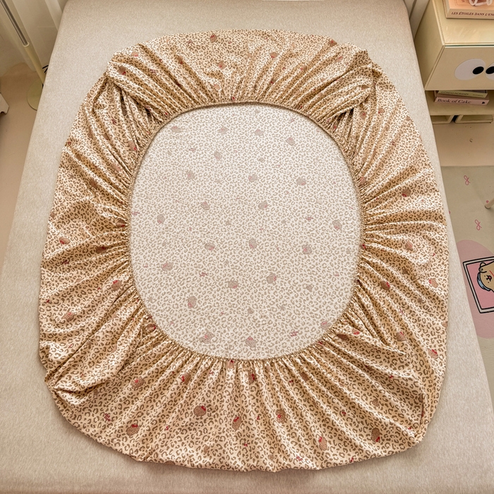 91家纺网 家纺一手货源 找家纺 （总）仟网汇 2026新款A类古法水洗棉云感纱单床笠床笠单件