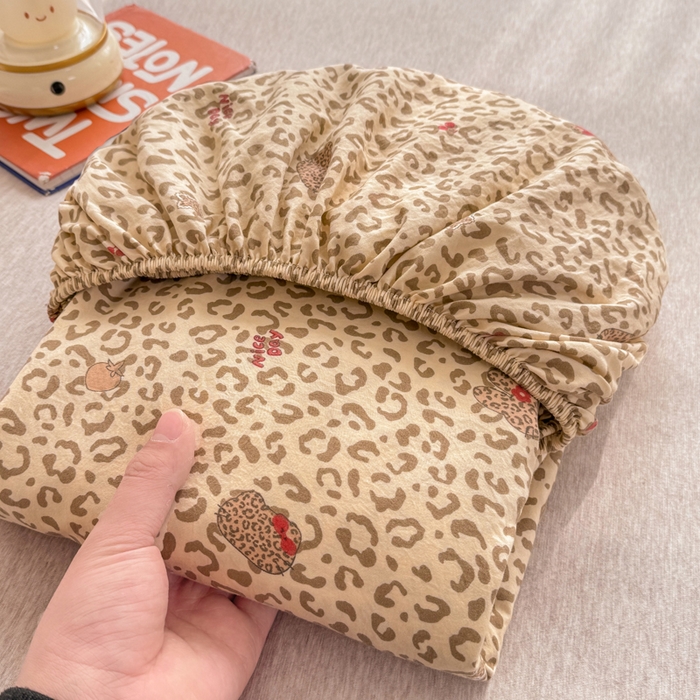 91家纺网 家纺一手货源 找家纺 （总）仟网汇 2026新款A类古法水洗棉云感纱单床笠床笠单件