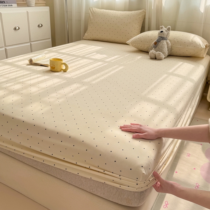 91家纺网 家纺一手货源 找家纺 （总）仟网汇 2026新款A类古法水洗棉云感纱单床笠床笠单件