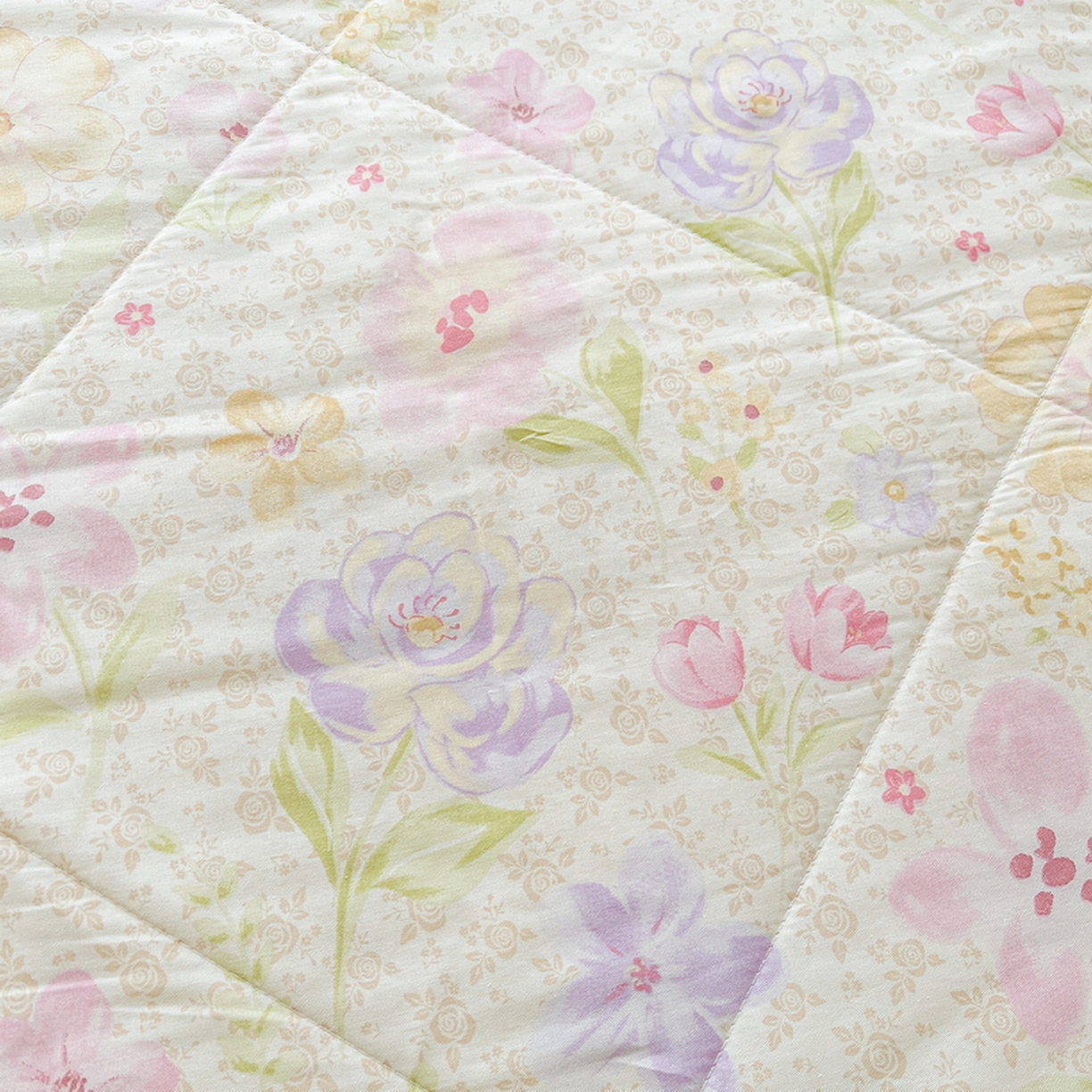 91家纺网 家纺一手货源 找家纺 格子铺 2026新款全棉纯棉印花棉花夏被夏凉被空调被 甜心花朵