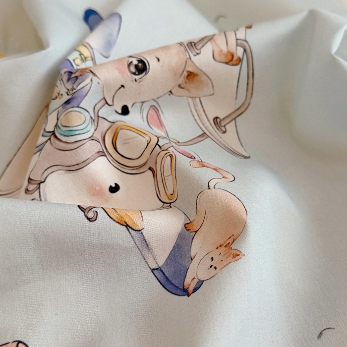 91家纺网 家纺一手货源 找家纺 萌宝家纺 2026新款A类60S全棉纯棉儿童枕套大版宝宝枕头枕芯 游乐园