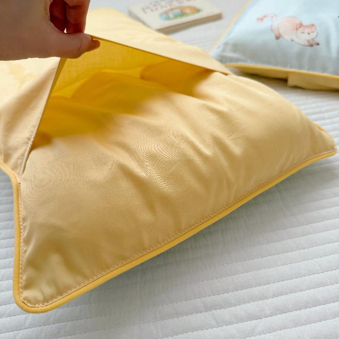 91家纺网 家纺一手货源 找家纺 萌宝家纺 2026新款A类60S全棉纯棉儿童枕套大版宝宝枕头枕芯 游乐园