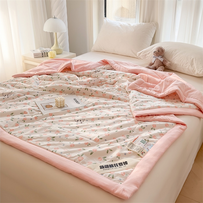 91家纺网 家纺一手货源 找家纺 （总） 2024新款A类直播爆款凌香棉花夏被空调被夏凉被