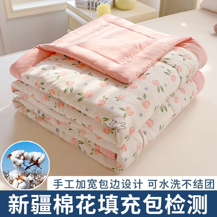（总） 2024新款A类直播爆款凌香棉花夏被空调被夏凉被
