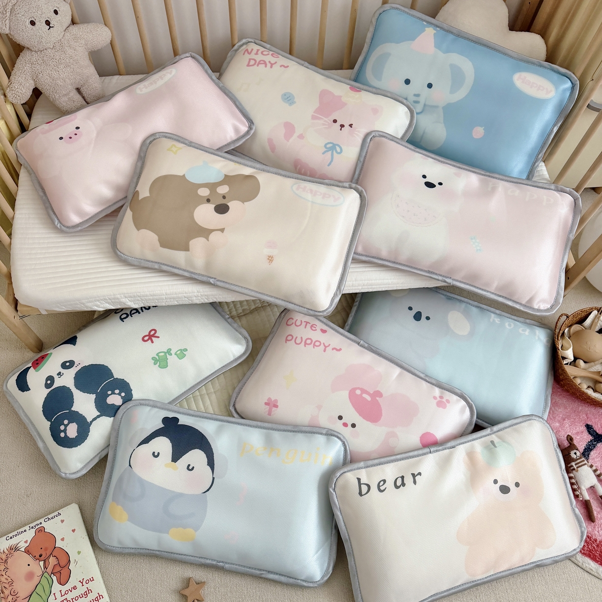 91家纺网 家纺一手货源 找家纺 萌宝家纺 2025新款大版牛奶绒被套加厚保暖儿童三件套-萌宠系列 小兔子