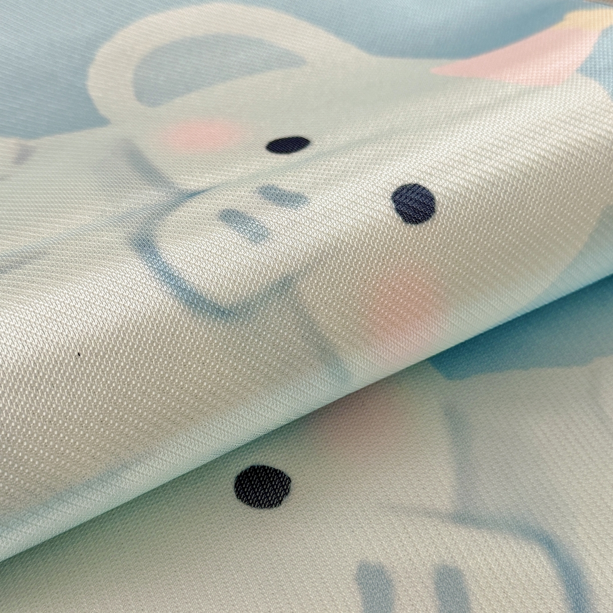 91家纺网 家纺一手货源 找家纺 萌宝家纺 2026新款夏季凉感儿童冰丝枕套双面冰藤枕枕头枕芯 大象