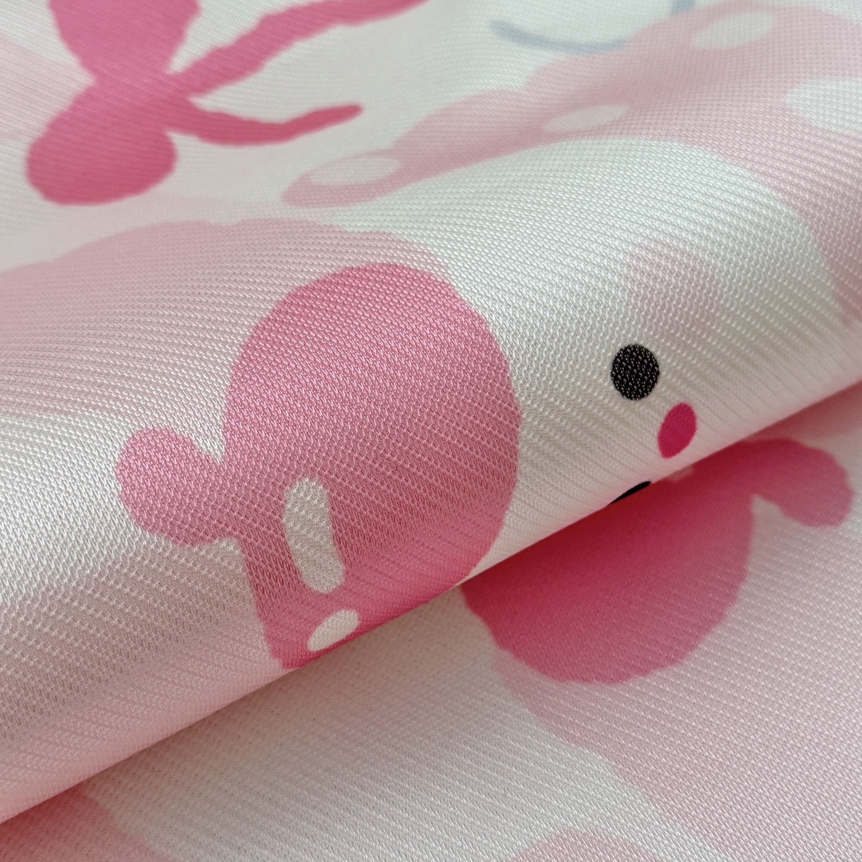 91家纺网 家纺一手货源 找家纺 萌宝家纺 2026新款夏季凉感儿童冰丝枕套双面冰藤枕枕头枕芯 小狗-粉色