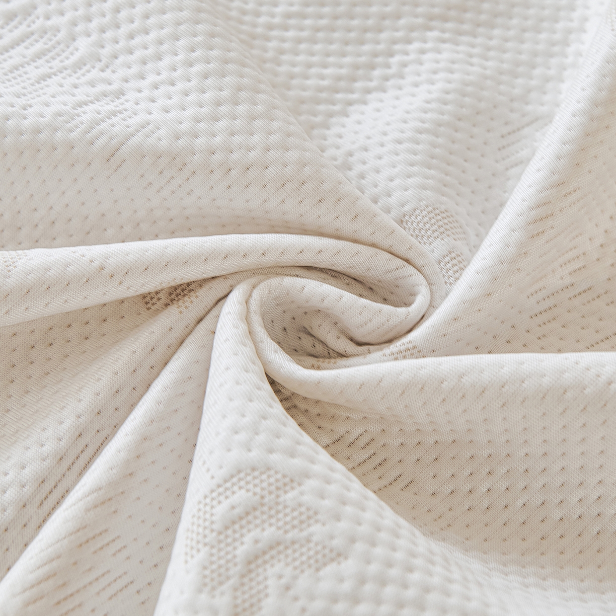 91家纺网 家纺一手货源 找家纺 卡初家居（原微来） 2026新款PE凉感冰丝沙发盖毯沙发巾系列 木槿-米