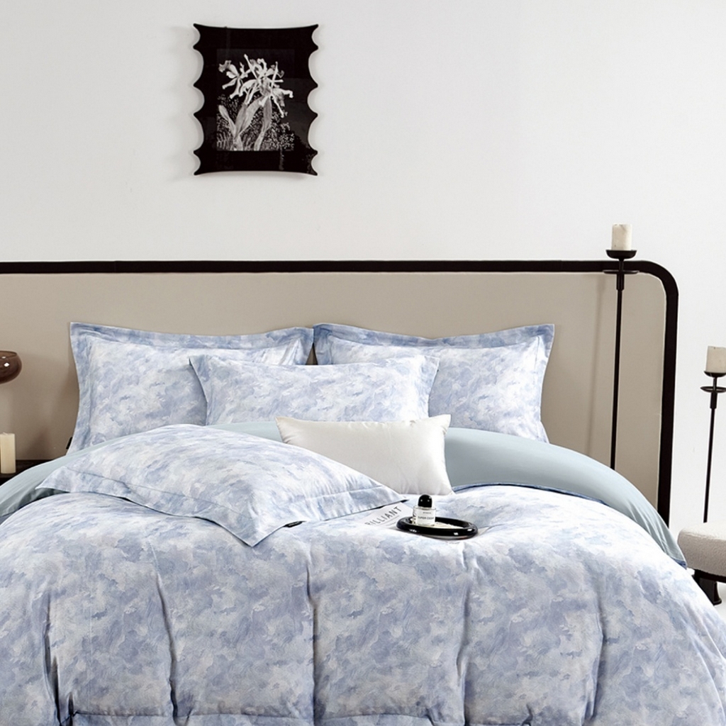 91家纺网 家纺一手货源 找家纺 （总）芯丝路家纺 2026新款全棉磨毛数码印花四件套(宽边款)