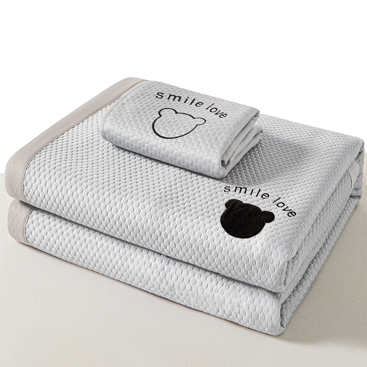 91家纺网 家纺一手货源 找家纺 （总）奇丝雅 2026新款夏季A类真PE凉感冰豆豆凉席冰丝床单单件冰丝席可机洗单人-学生床