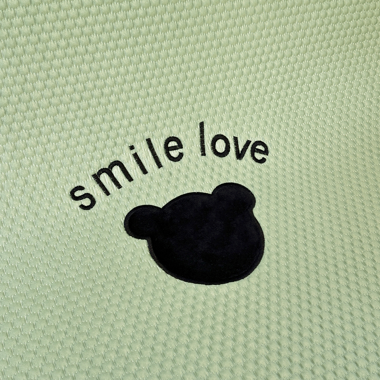 91家纺网 家纺一手货源 找家纺 奇丝雅 2026新款夏季A类真PE凉感冰豆豆凉席冰丝床单单件冰丝席可机洗单人-学生床 八宝熊-绿