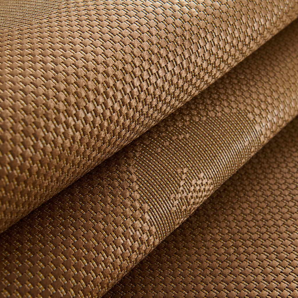 91家纺网 家纺一手货源 找家纺 青雅席业 2026新款防滑3D复合冰藤凉席三件套 冰藤-心心相印-咖