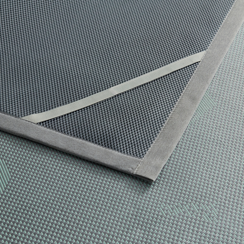 91家纺网 家纺一手货源 找家纺 青雅席业 2026新款防滑3D复合冰藤凉席三件套 冰藤-心心相印-绿