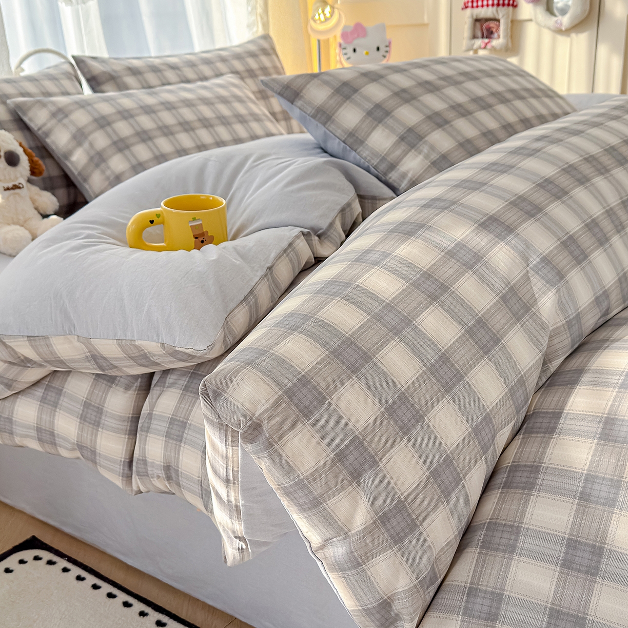 91家纺网 家纺一手货源 找家纺 （总）铺尚美家纺 2026新款12868新疆全棉纯棉印花四件套（提供质检报告