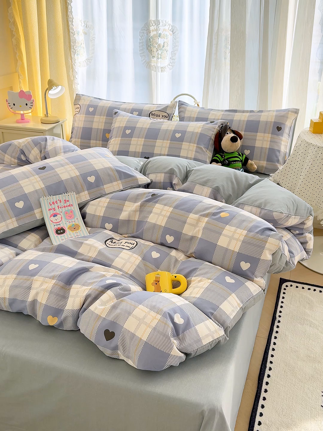 91家纺网 家纺一手货源 找家纺 铺尚美家纺 2026新款12868新疆全棉纯棉印花四件套（提供质检报告 爱达拉