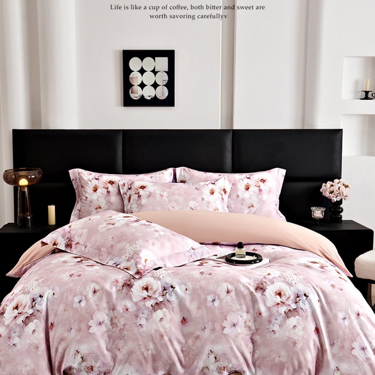 91家纺网 家纺一手货源 找家纺 （总）芯丝路家纺 2026新款全棉磨毛数码印花四件套（简约款）