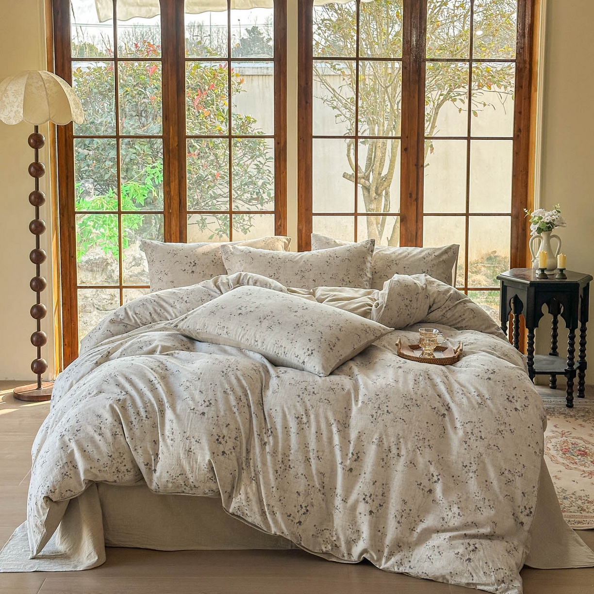 （总）田野 2026新款全棉棉麻四件套-碎花系列