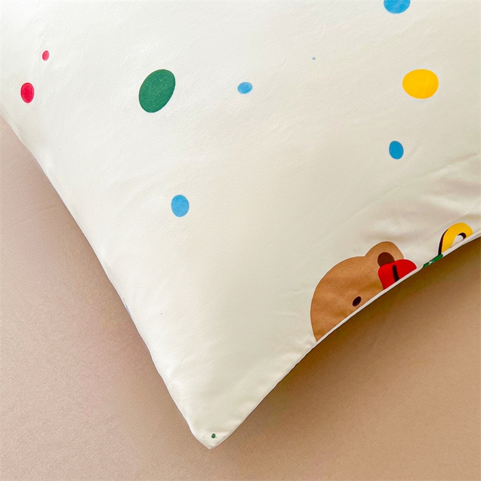 91家纺网 家纺一手货源 找家纺 爱屋及屋 2026新款小清新水洗棉棉花夏被夏凉被空调被 复古小熊