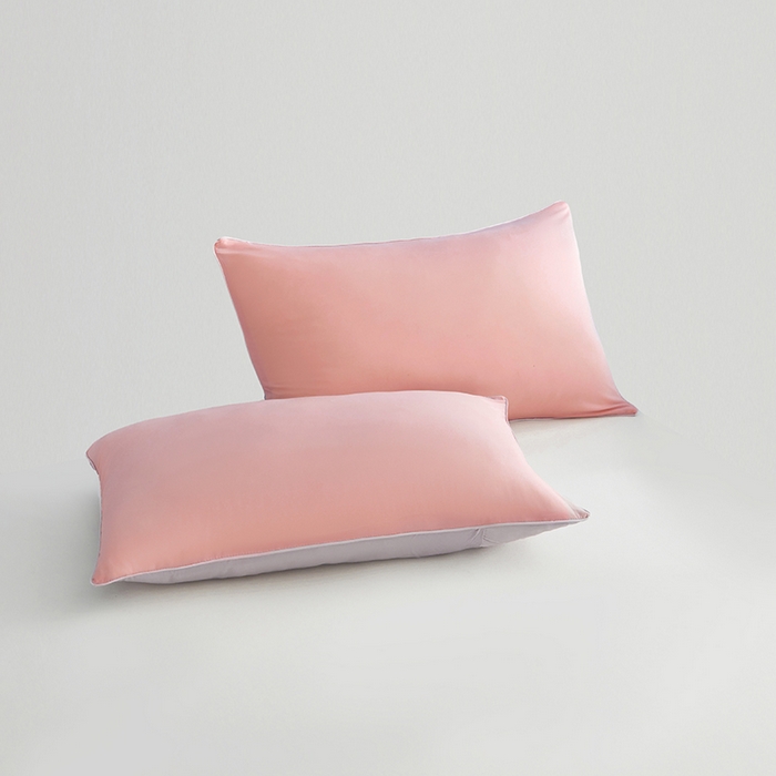 91家纺网 家纺一手货源 找家纺 沐晴家纺 2026新款A类氨纶凉感丝双拼纯色空调被大豆夏被 樱花粉灰