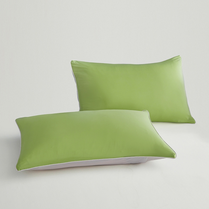 91家纺网 家纺一手货源 找家纺 沐晴家纺 2026新款A类氨纶凉感丝双拼纯色空调被大豆夏被 蜜瓜绿灰