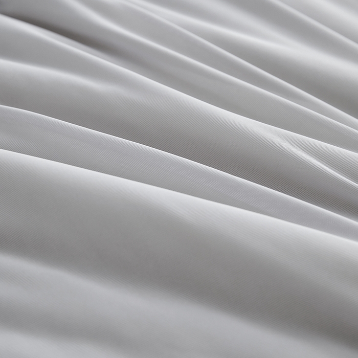 91家纺网 家纺一手货源 找家纺 沐晴家纺 2026新款A类氨纶凉感丝双拼纯色空调被大豆夏被 冰灰