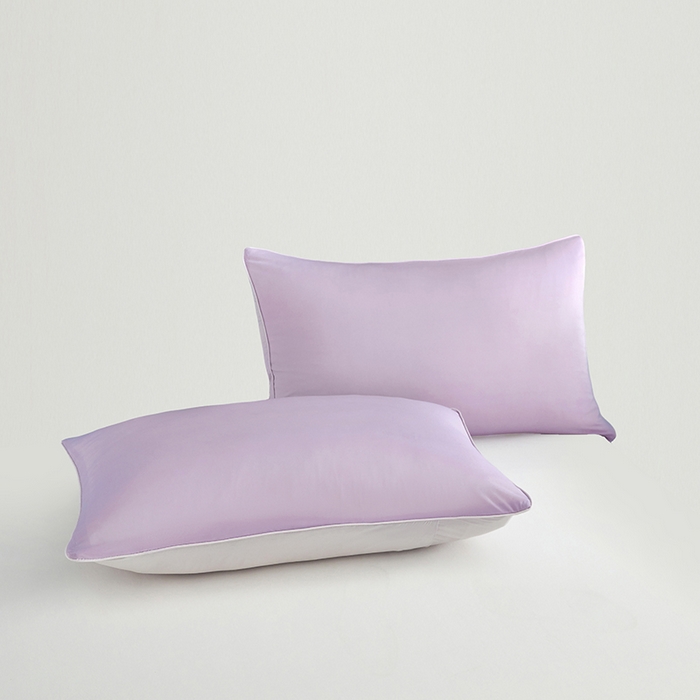 91家纺网 家纺一手货源 找家纺 沐晴家纺 2026新款A类氨纶凉感丝双拼纯色空调被大豆夏被 丁香紫灰