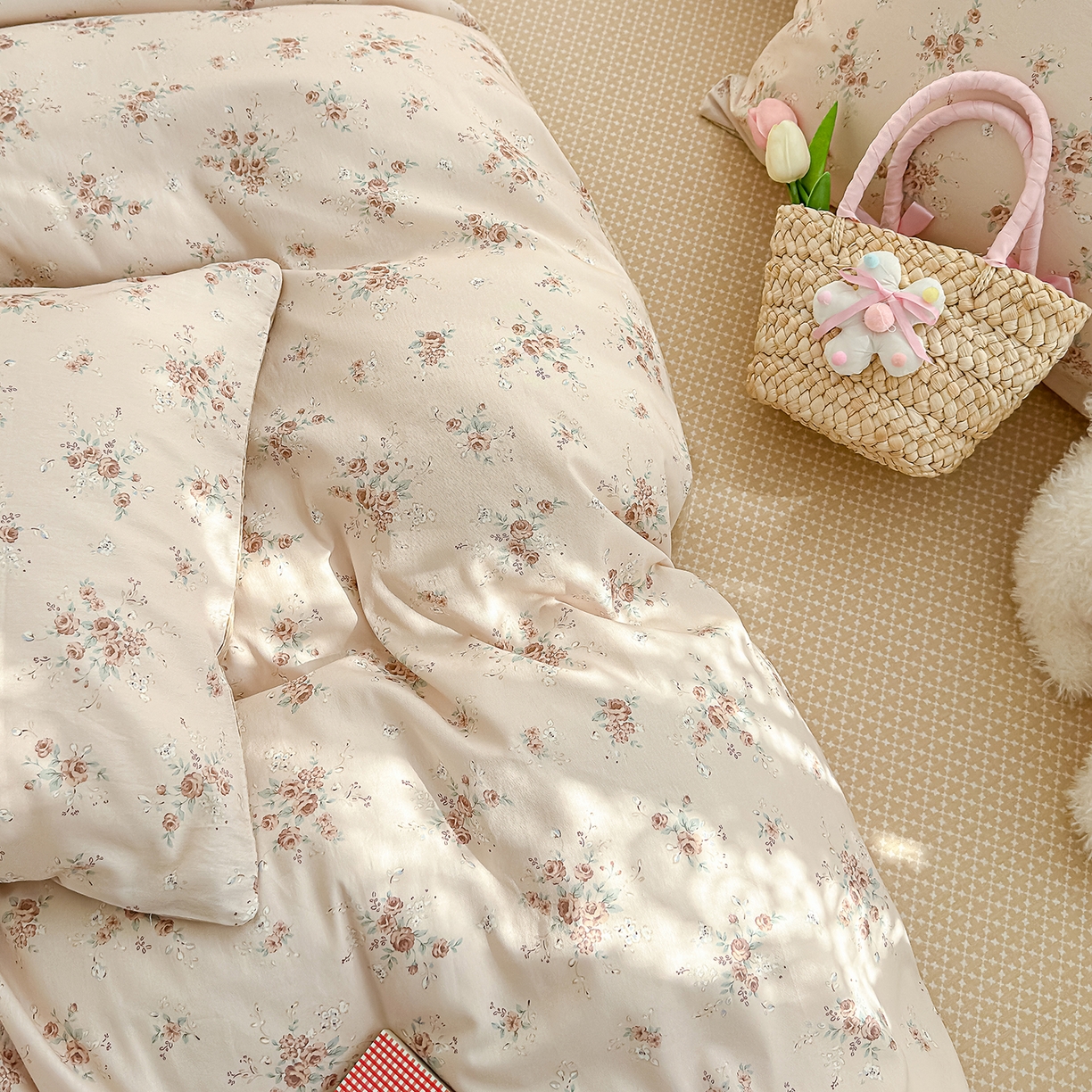 91家纺网 家纺一手货源 找家纺 铺尚美家纺 2026新款12868新疆全棉纯棉印花四件套（提供质检报告 晚风