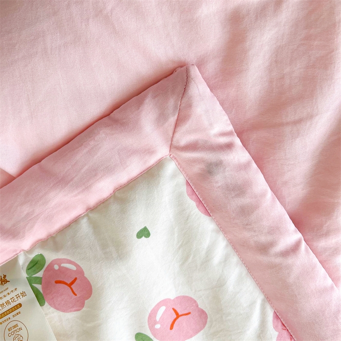 91家纺网 家纺一手货源 找家纺 爱屋及屋 2026新款小清新水洗棉棉花夏被夏凉被空调被 曼塔玫瑰