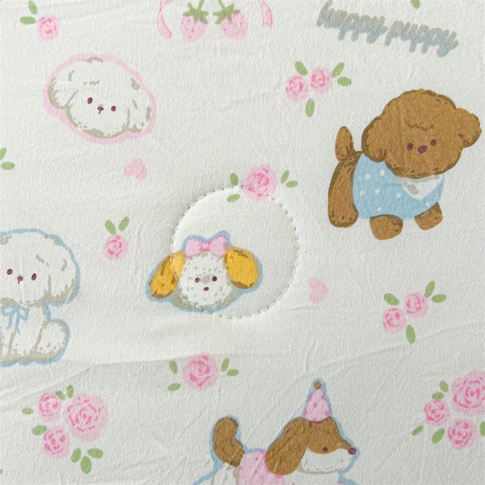 91家纺网 家纺一手货源 找家纺 爱屋及屋 2026新款小清新水洗棉棉花夏被夏凉被空调被 萌宠乐园